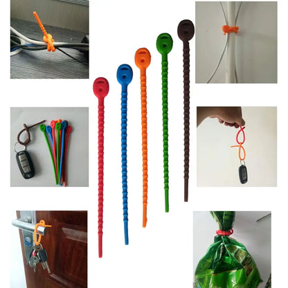 Silikonbinder/Kabelbinder für blinde und sehbehinderte Menschen - Alltagshilfe