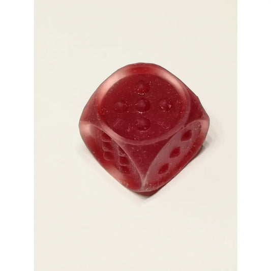 taktiler Würfel im 3D Druck - Rot - Spiel