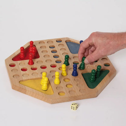 taktiles Ludo Spiel achteckig - Spiel