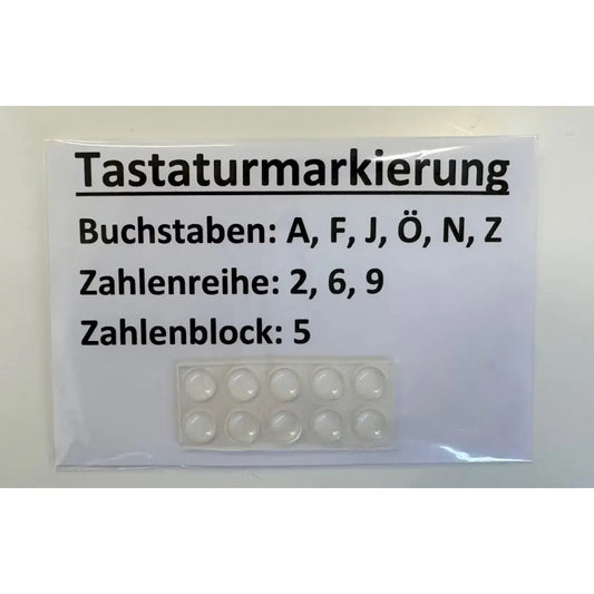 Tastaturmarkierungspunkte - Alltagshilfe