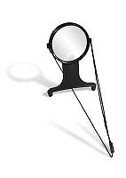 Umhängelupe / Standlupe 2× mit 4× Spot, Ø 110 mm