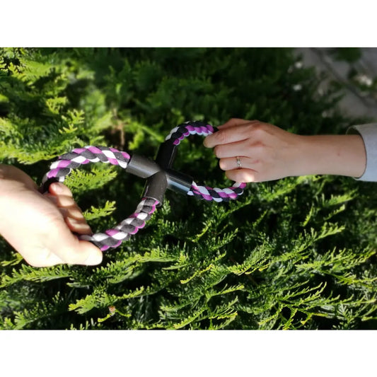 Wanderacht Lila-weiss-schwarz - Alltagshilfe