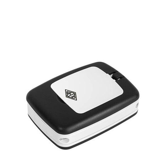 WEDO Tischlupe Pocket mit LED-Licht – weiß/schwarz