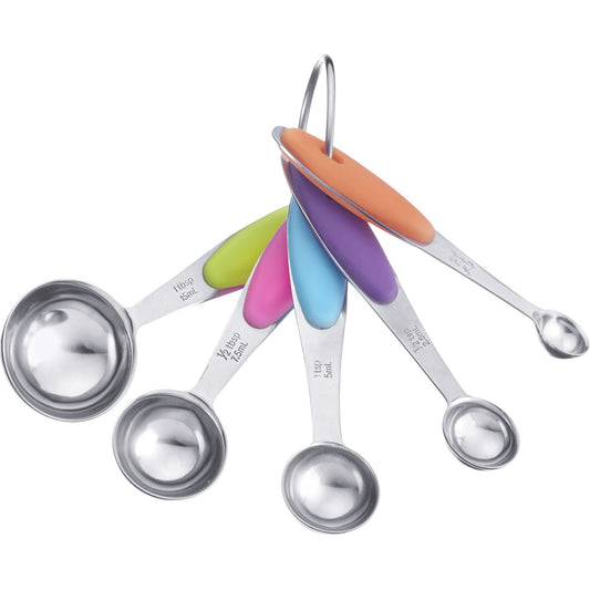 WESTMARK Pendolino Messlöffel 5-teiliges Set aus Edelstahl (1,2–15 ml)